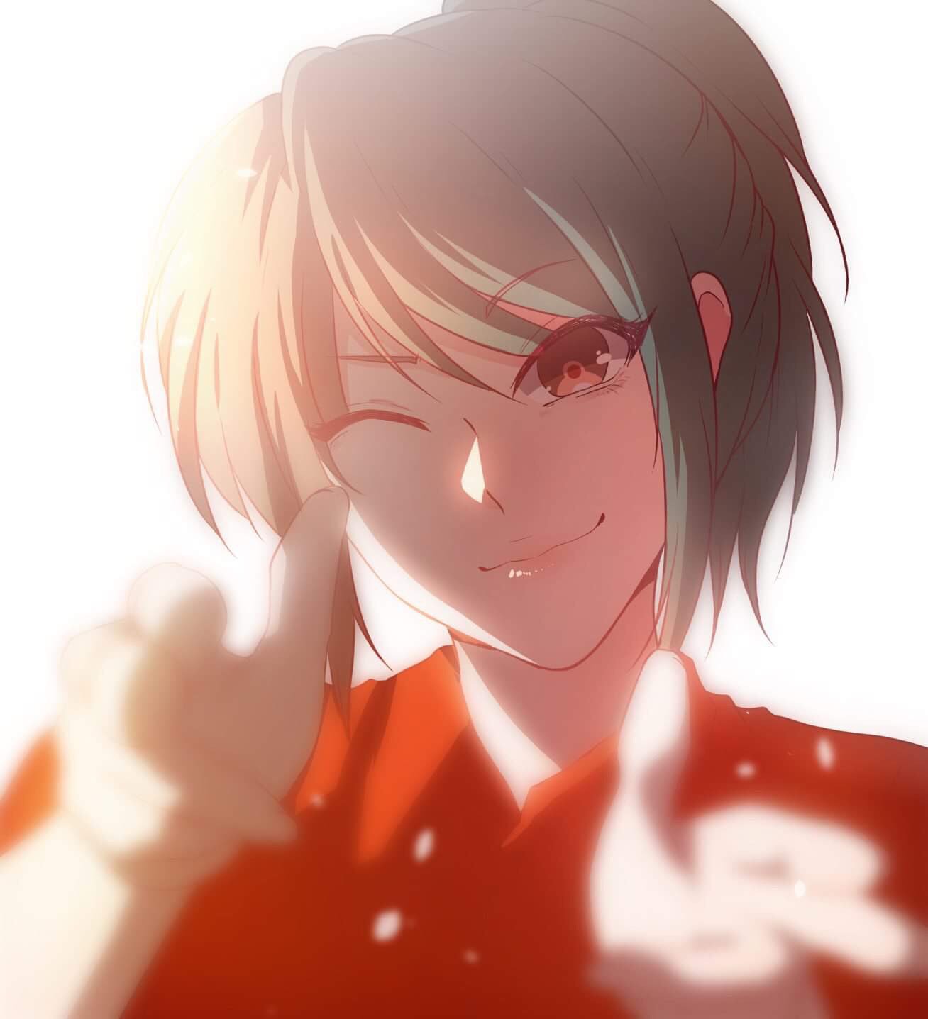1girl, age_matters, brown_eyes, closed_mouth, english_commentary, enjelicious, green_hair, highres