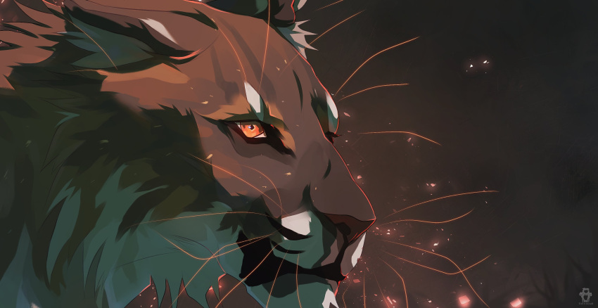 animal_focus, anime_coloring, artist_name, blackscour, cat, fluffy, highres, lion