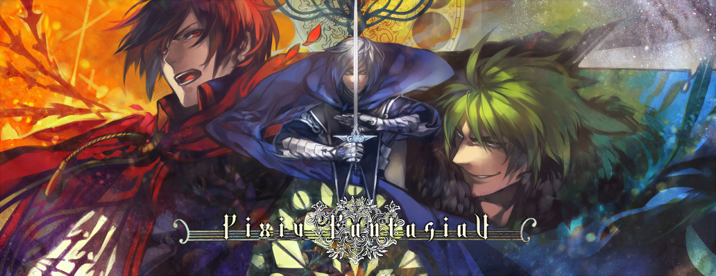 armor, cape, closed_eyes, emanuel_(pixiv_fantasia), eyes_closed, gargadia_empire, gauntlets, green_eyes