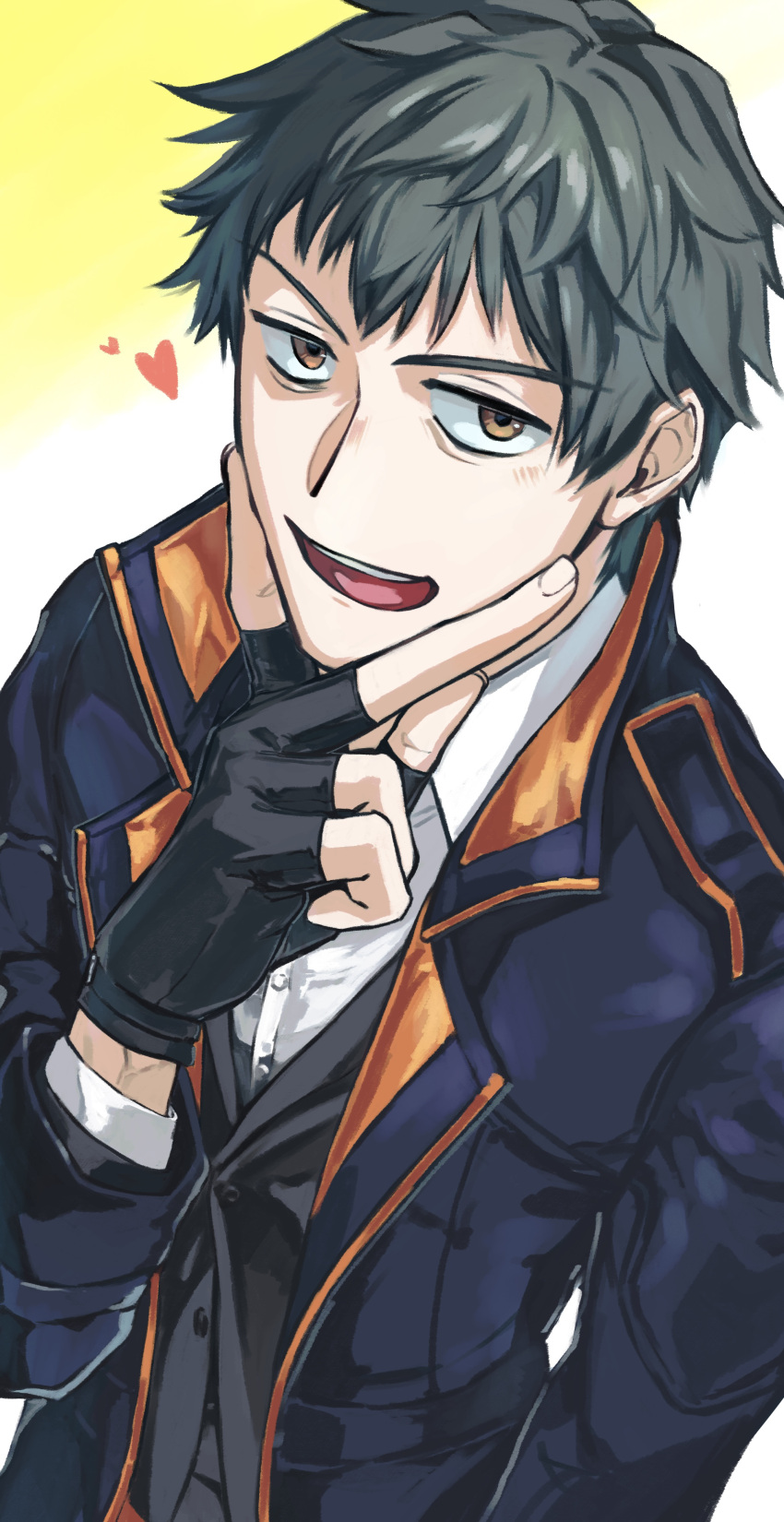 1boy, absurdres, black_coat, black_gloves, coat, commentary, commentary_request, fate/grand_order