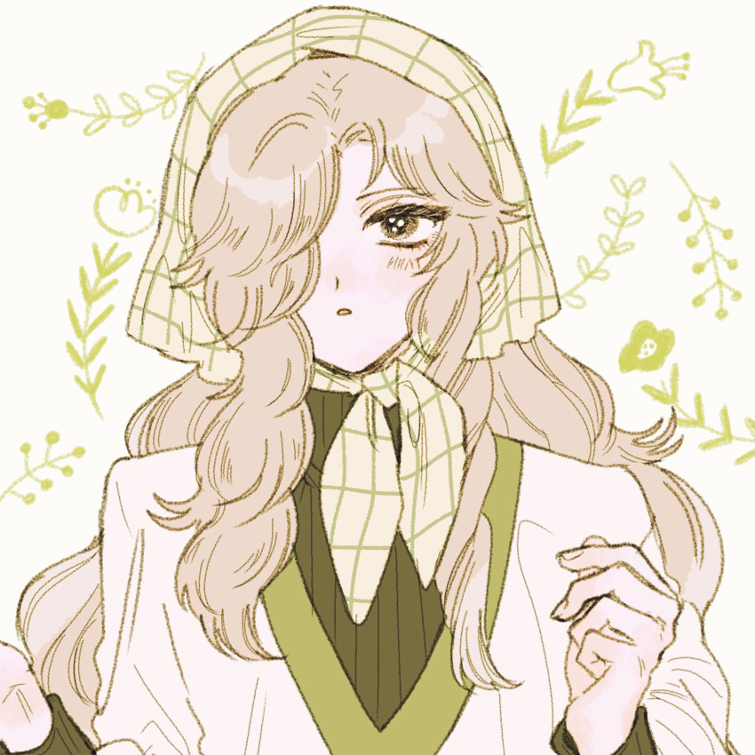 173_mkt, 1boy, :o, alternate_costume, blonde_hair, blush, brown_eyes, commentary_request
