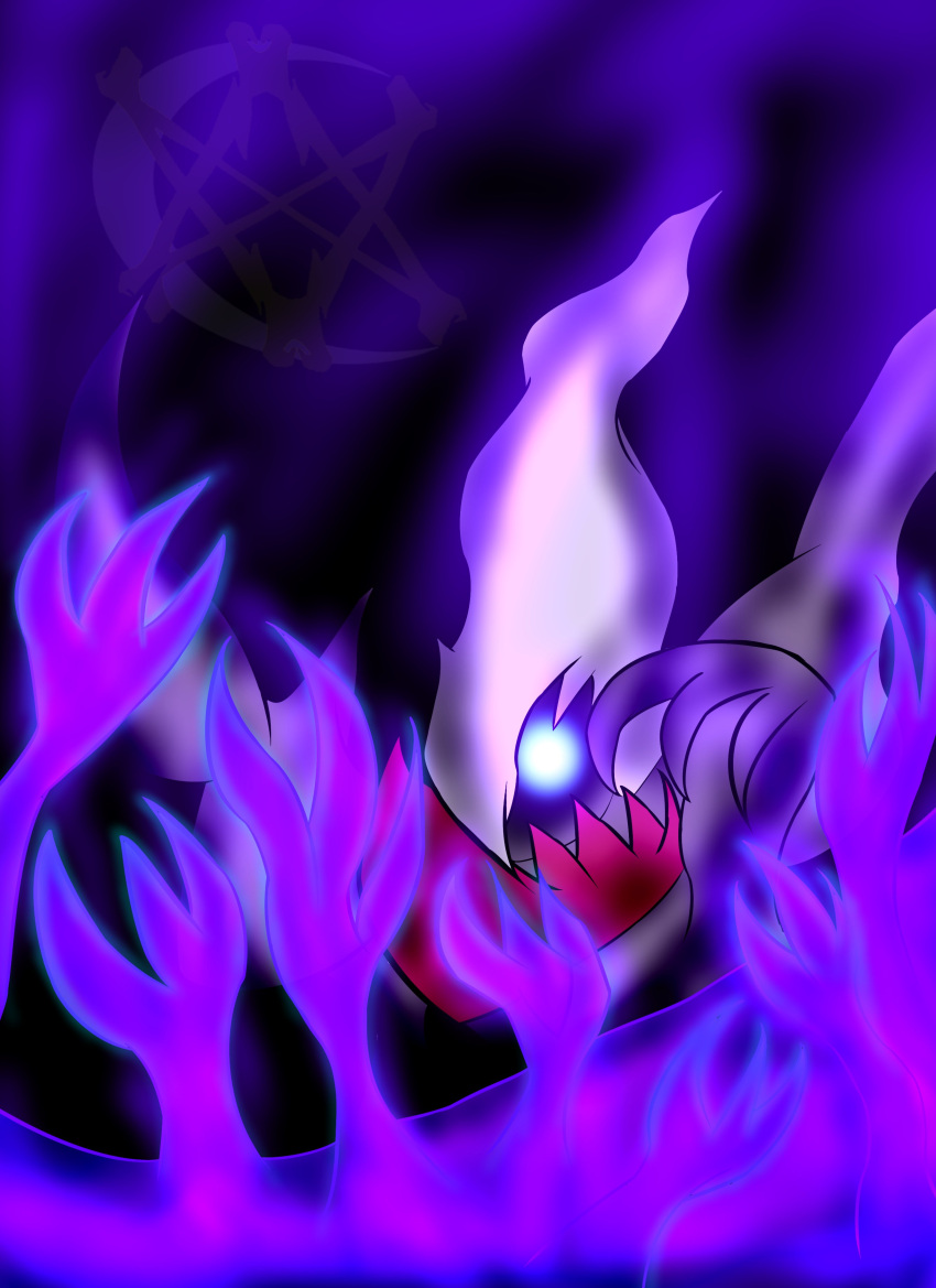 absurdres, aura, dark, dark_aura, darkrai, ghost, highres, pokemon, x473bvrn, x473bvrn666