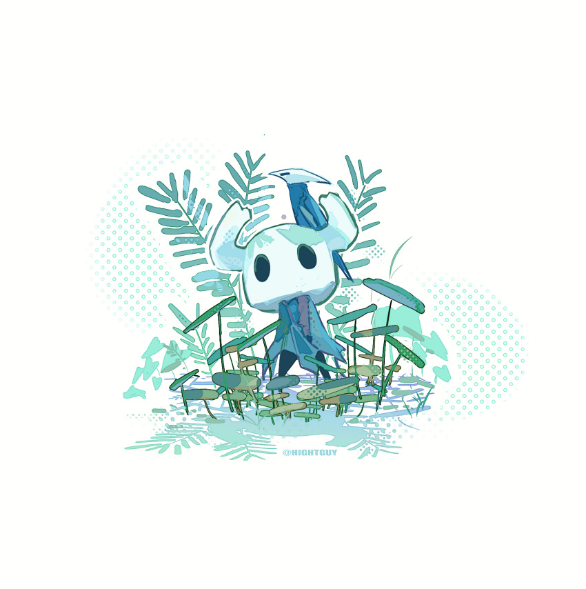 1other, animal_on_head, artist_name, chinese_commentary, commentary_request, film_grain, foliage, full_body