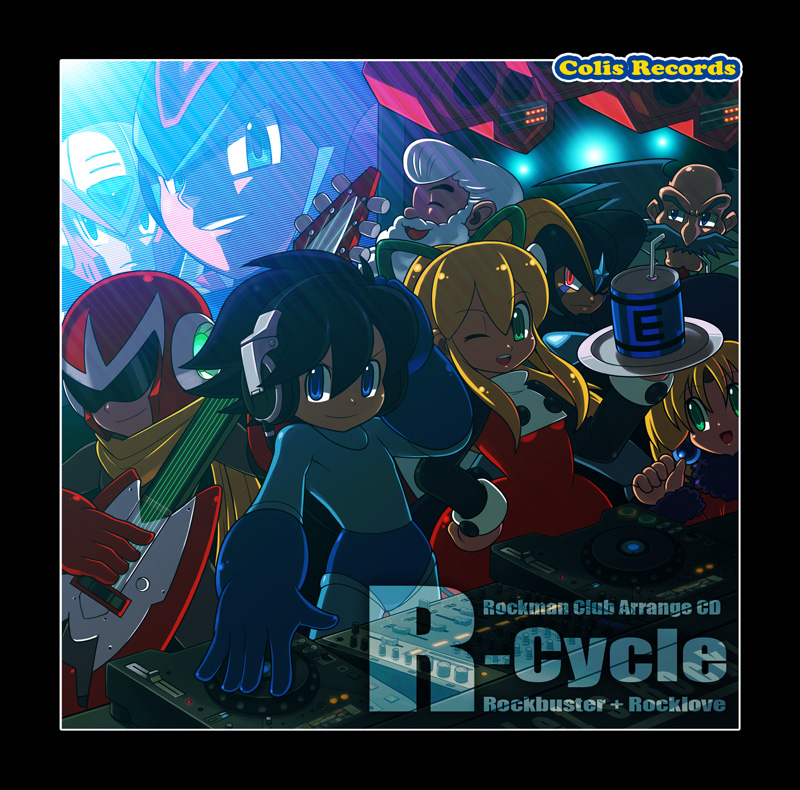 albert_w._wily, android, bass_(mega_man), beard, blonde_hair, blue_eyes, blues_(rockman), capcom