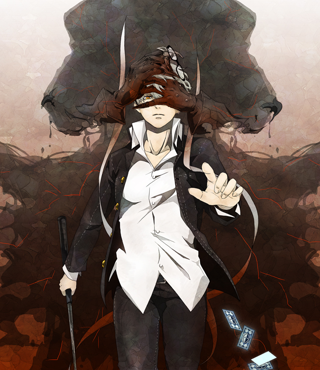 bad_id, card, collarbone, dress_shirt, falling_card, glasses, glasses_removed, grey_card