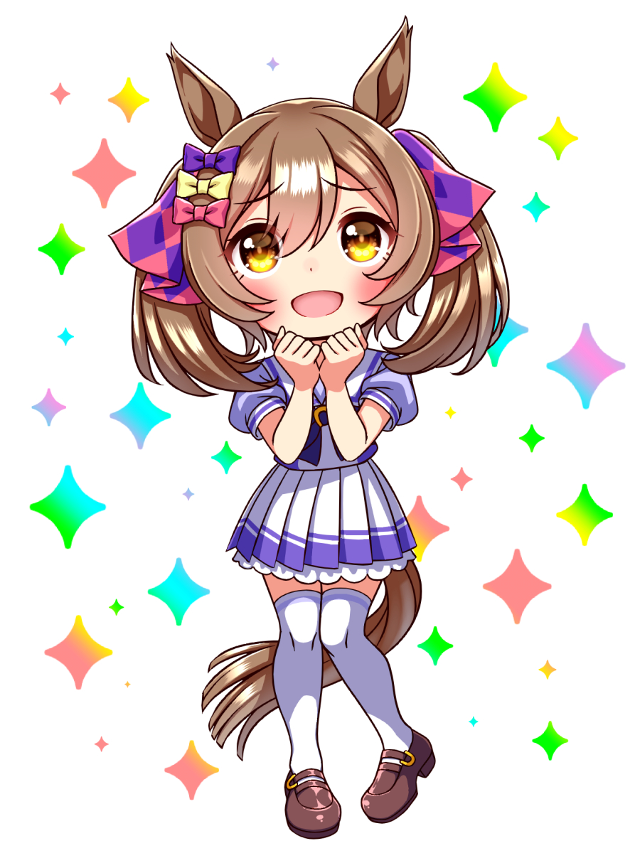1girl, animal_ears, blush, bow, bowtie, breasts, brown_eyes, brown_hair
