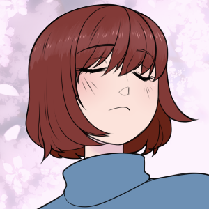 1:1, 1other, 2022, 2d, ambiguous_gender, blue_sweater, brown_hair, close-up
