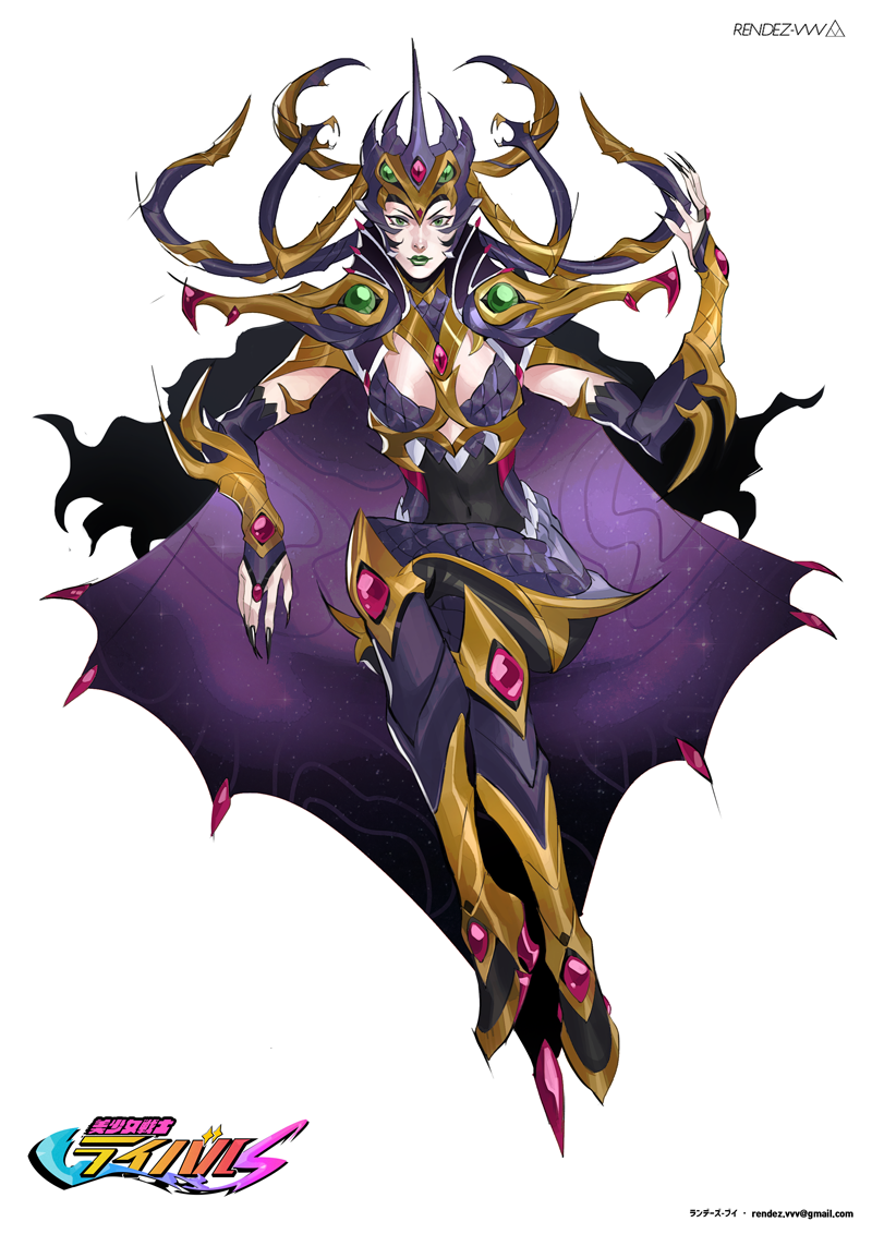 1girl, alternate_costume, armor, artist_name, bishoujo_senshi_sailor_moon, bishoujo_senshi_sailor_moon_s, black_hair, black_nails