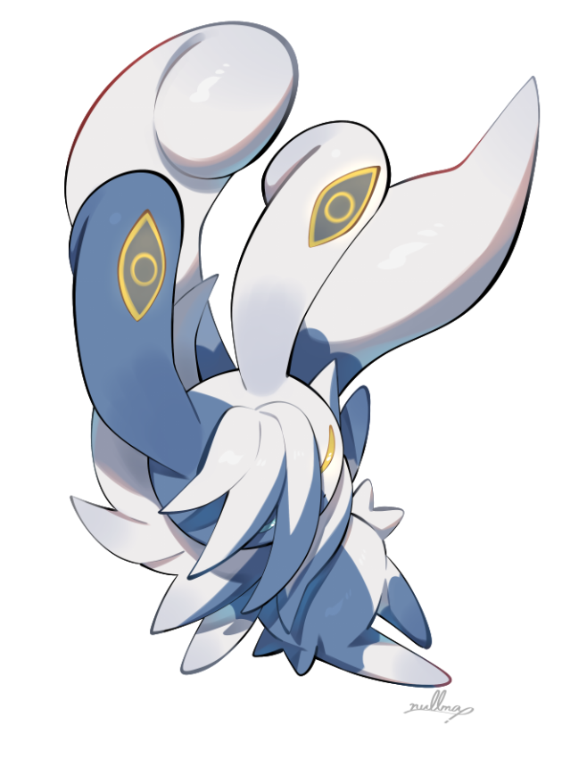 1other, blue_fur, blue_sclera, colored_sclera, furry, mega_meowstic, mega_pokemon, meowstic