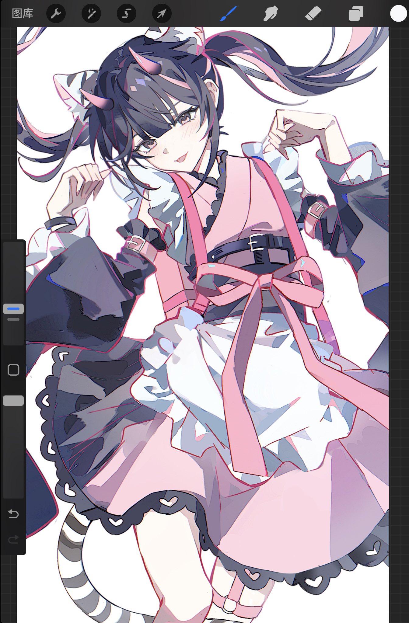 1boy, animal_ears, black_hair, bow, cho_kaguya-hime!, crossdressing, crossdressing_(mtf), highres