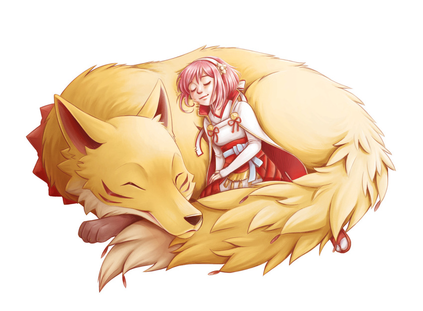 1boy, 1girl, closed_eyes, courtneygodbey, fire_emblem, fire_emblem_fates, hairband, japanese_clothes