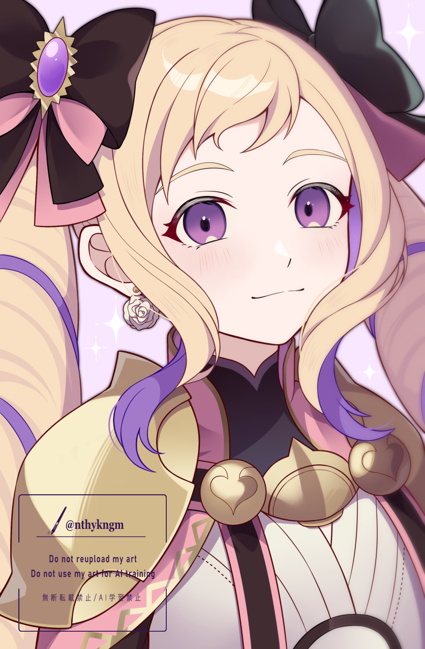 1girl, blonde_hair, cape, commentary_request, crml_orng, drill_hair, elise_(fire_emblem), elise_(sincere_sister)_(fire_emblem)