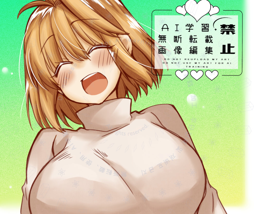 1girl, 2323astronomy, :d, arcueid_brunestud, blonde_hair, blush, breasts, closed_eyes
