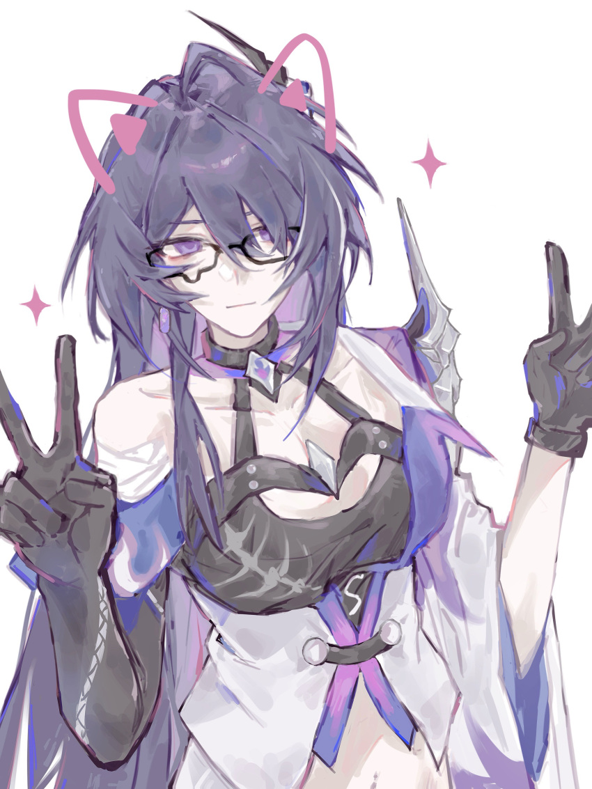 1girl, absurdres, acheron_(honkai:_star_rail), armor, bandages, chinese_commentary, choker, commentary_request