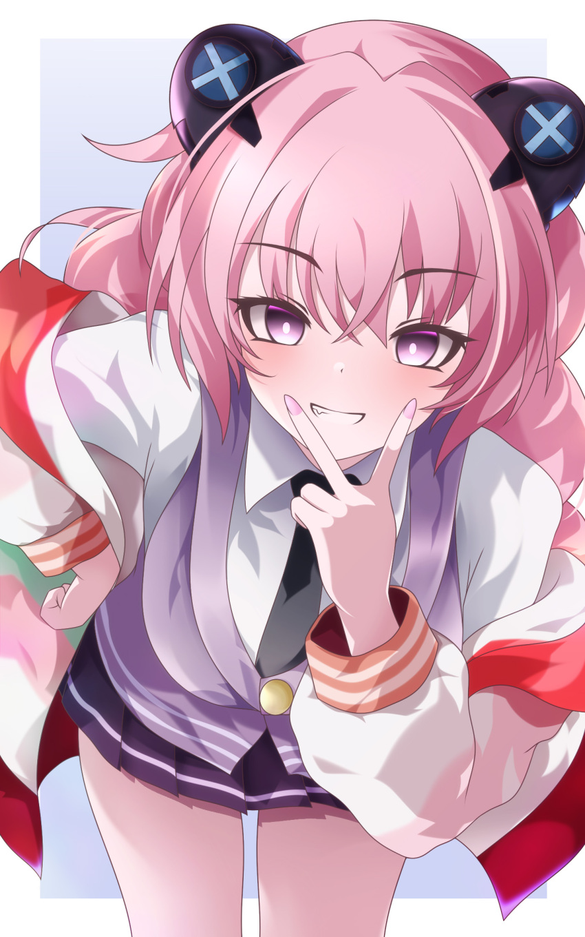 1girl, alternate_costume, animal_ears, bear_ears, black_necktie, collared_shirt, commentary_request, fake_animal_ears