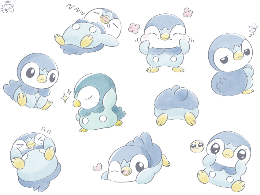 >_<, chewing, commentary_request, crossed_arms, drooling, full_body, lying, mochimaro_(infj_oekaki)
