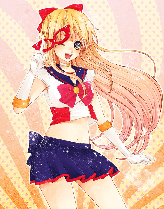 1girl, aino_minako, bad_id, bishoujo_senshi_sailor_moon, blonde_hair, blue_sailor_collar, bow, choker