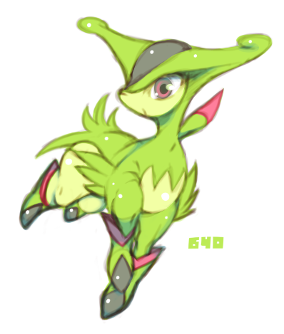 animal_focus, closed_mouth, commentary_request, full_body, lowres, no_humans, pink_eyes, pokedex_number