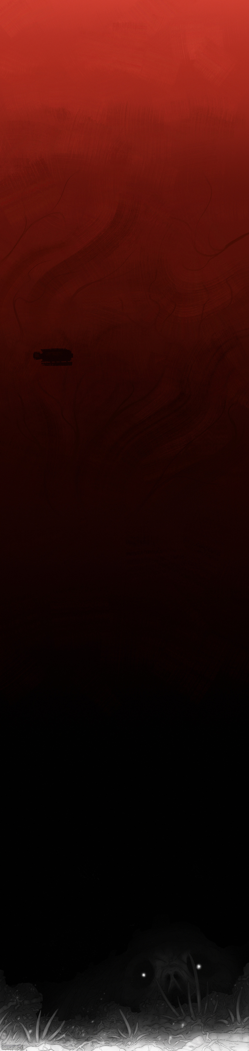 absurdres, ambiguous_red_liquid, blood, glowing, glowing_eyes, highres, horror_(theme), iron_lung_(movie)