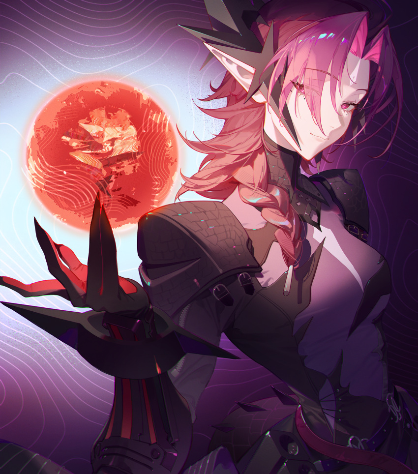 1girl, arknights, arknights:_endfield, commentary, highres, munosuke, nefarith_(arknights), solo