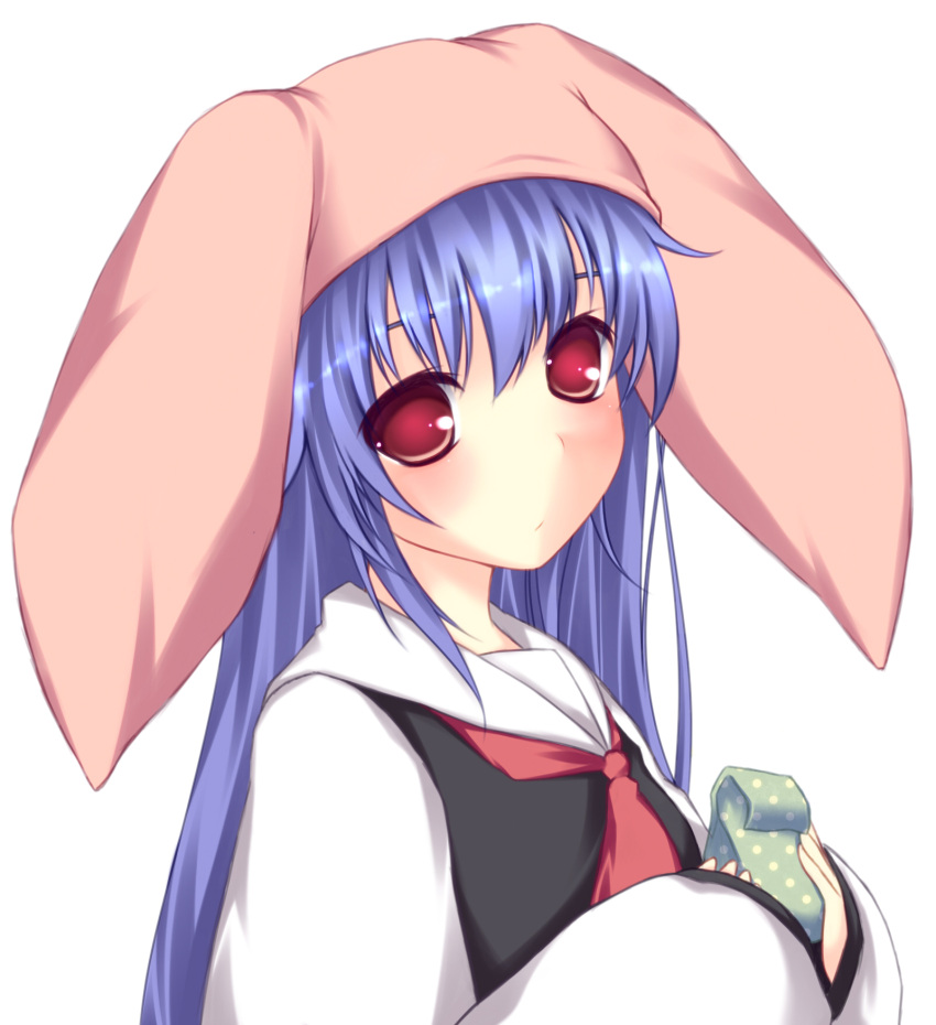 blue_hair, blush, decarunanshi_mohoro_byoudouin_gachiko_(takesinobu), dekarunanshi_mohoro_byoudouin_gachiko_(takesinobu), hat, highres, kabata_(mechisan), long_hair