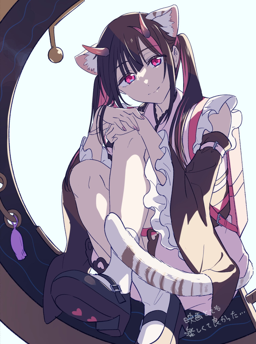 1boy, akinoko_(noco916), animal_ear_fluff, animal_ears, black_hair, black_shoes, blunt_bangs, cho_kaguya-hime!