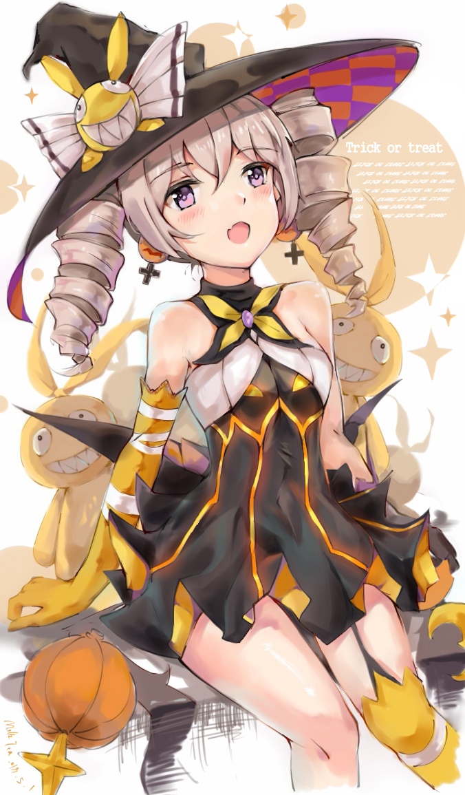 1girl, :d, asymmetrical_gloves, black_dress, black_gloves, bronya_zaychik, bronya_zaychik_(nightfall_witch), bronya_zaychik_(snowy_sniper)