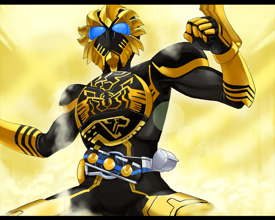 bad_id, belt, claws, compound_eyes, henshin, kamen_rider, kamen_rider_ooo, kamen_rider_ooo_(series)