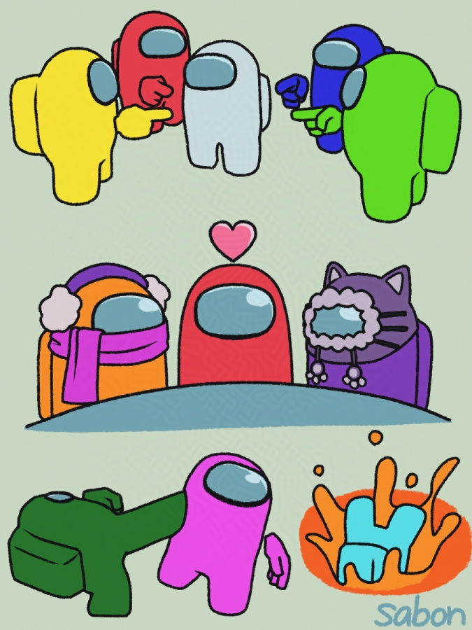 2025, 2d, among_us, artist_name, blue_(among_us), cat_hood, commentary, crewmate_(among_us)