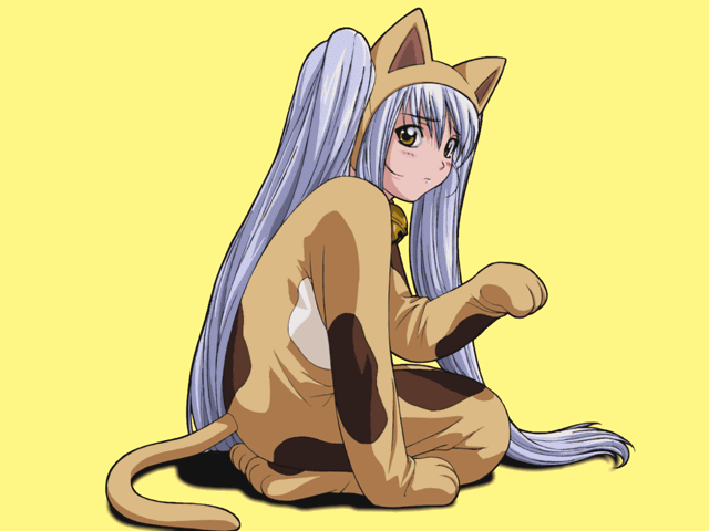 animal_ears, animal_suit, bell, cat_costume, fake_animal_ears, hoshino_ruri, kidou_senkan_nadesico, long_hair