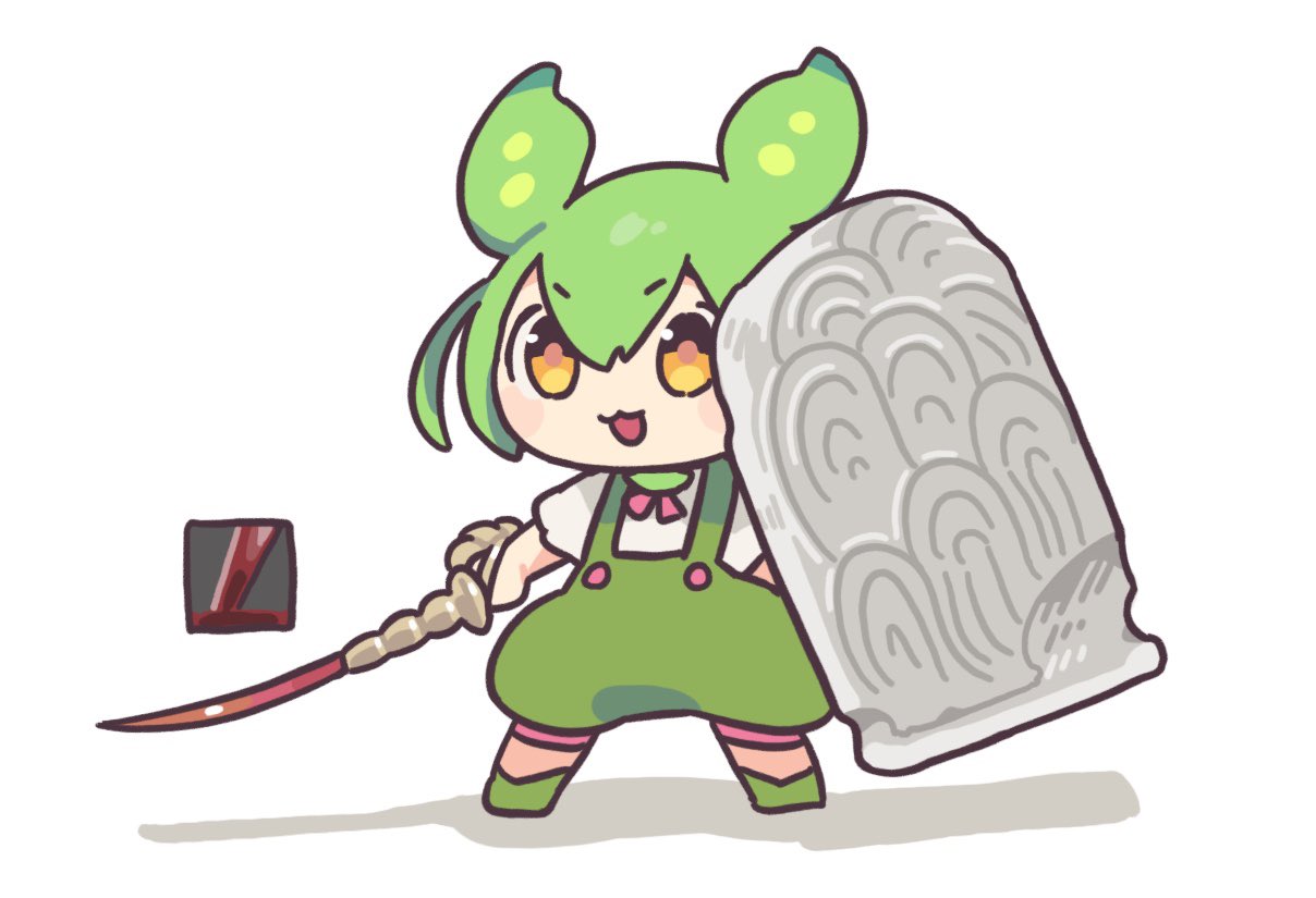 1girl, :3, animal_ears, buttons, chibi, chibi_only, commentary_request, elden_ring