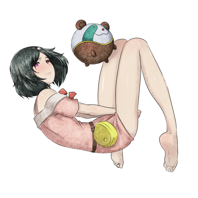 barefoot, eroquis, red_eyes, short_hair, steins;gate, trap, urushibara_ruka