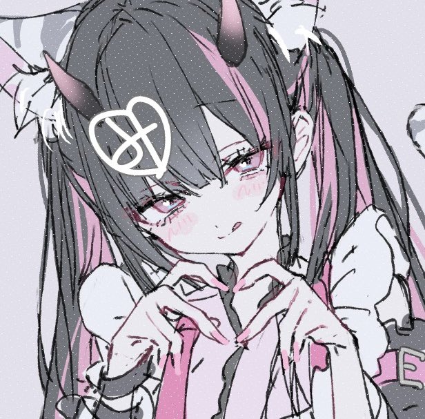 1boy, :q, animal_ear_fluff, black_hair, blunt_bangs, cho_kaguya-hime!, closed_mouth, commentary_request