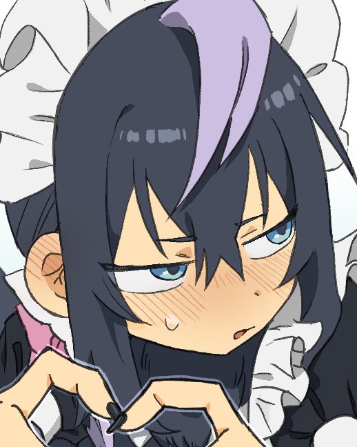 1boy, aki_(korisumochi), averting_eyes, black_feathers, black_hair, blue_eyes, blush, commentary_request