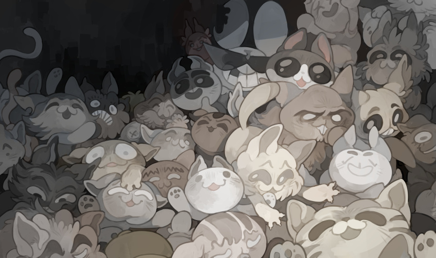 :3, animal_focus, blind, buck_teeth, commentary, commission, english_commentary, grid_teeth