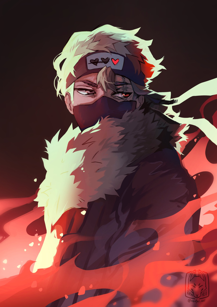 1boy, 3rd_life_smp, absurdres, animification, commentary, english_commentary, ethoslab, fire