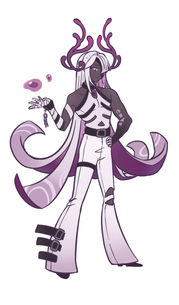 arm_markings, bandaged_hand, bandages, belt, body_markings, chain, chain_around_arm, chain_around_neck