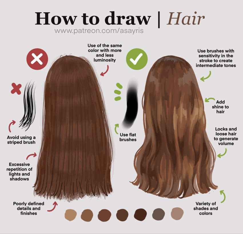 asayris_art, commentary, english_commentary, english_text, grey_background, guide, hair_focus, highres