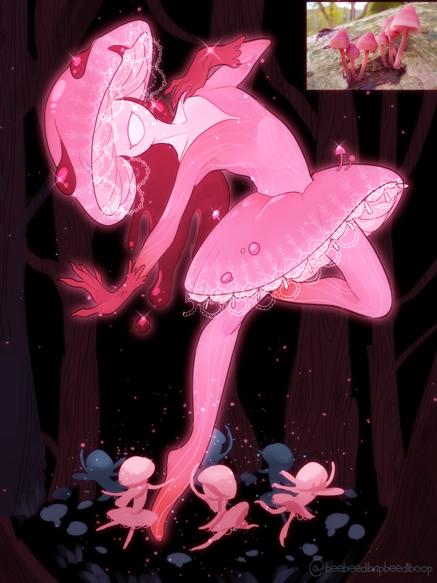 6+girls, absurdres, ballerina, ballet, beebeedibapbeediboop, blood, dancing, dress