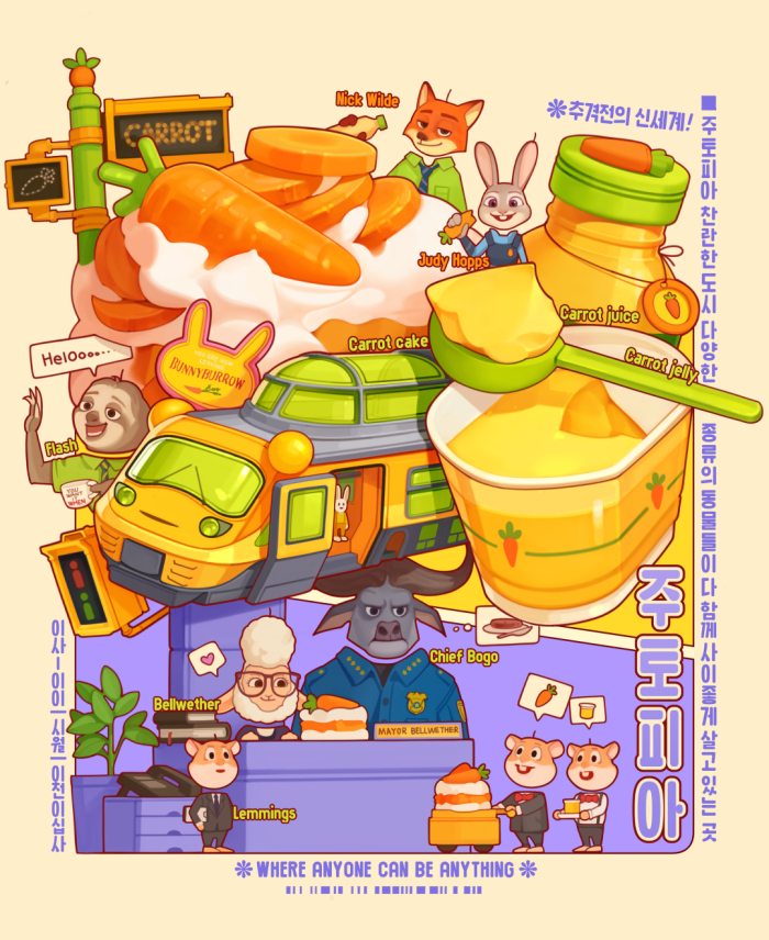 2girls, 6+boys, book, bow, bowtie, breast_pocket, cake, carrot