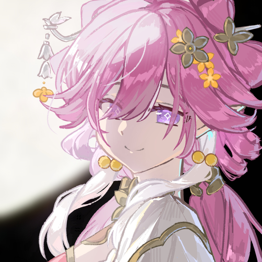 1girl, aci_(xhs_1457920225), chinese_commentary, chinese_hairstyle, commentary_request, diamond-shaped_pupils, diamond_(shape), earrings