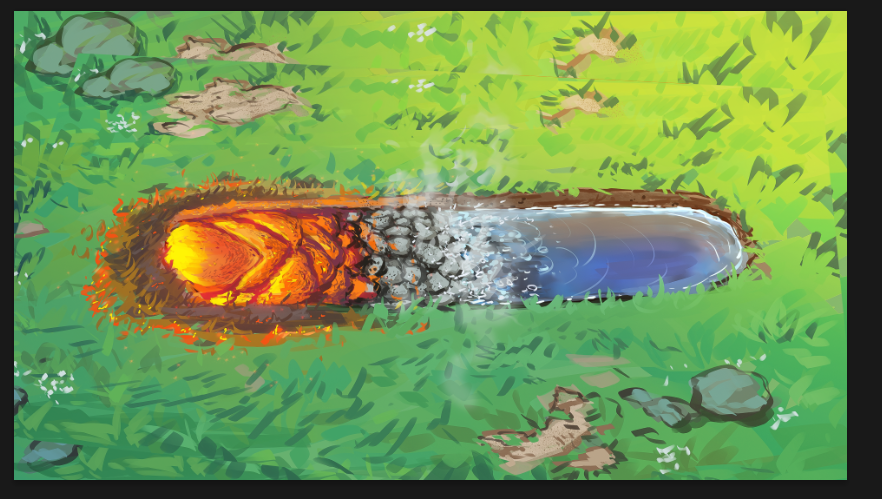 benii21, boiling, cobblestone, cobblestone_generator, commentary, english_commentary, grass, lava