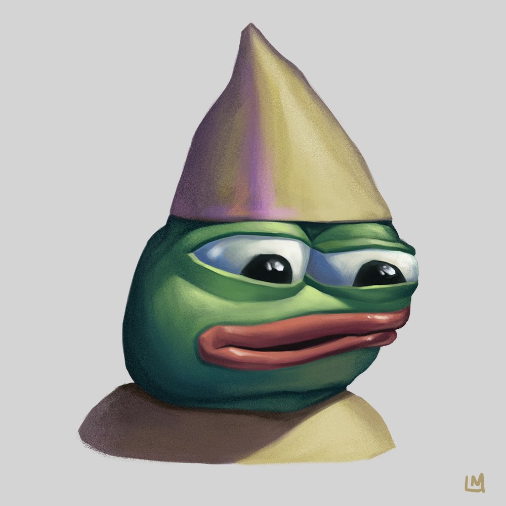 art_study, bohrokki, dunce_cap, frog, gnome_child, hat, old_school_runescape, peepo