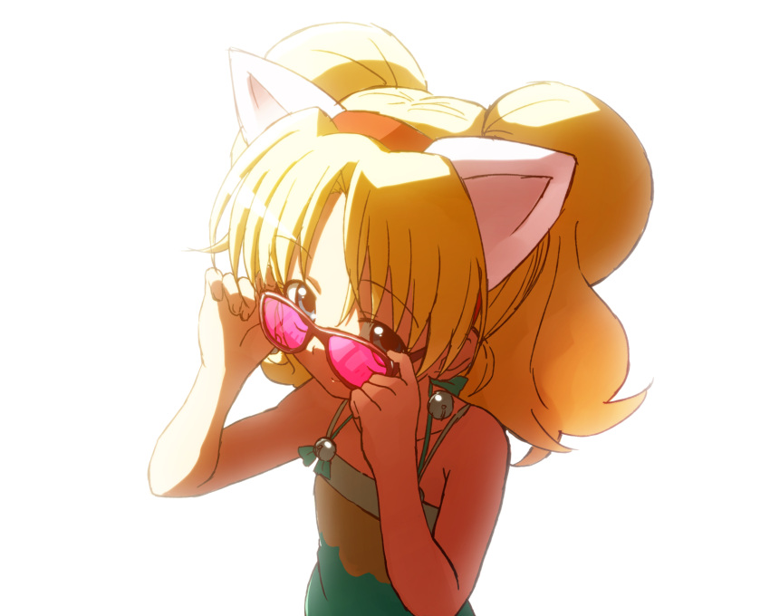blonde_hair, blue_eyes, cat_ears, highres, jewelpet_(series), jewelpet_tinkle, miria_marigold_mackenzie, nyama