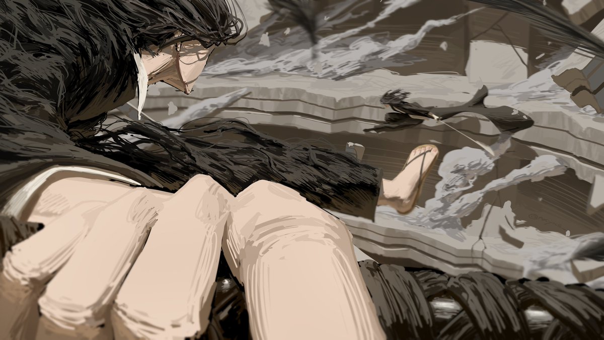 2boys, black_hair, fighting, holding, holding_sword, holding_weapon, jacket, japanese_clothes