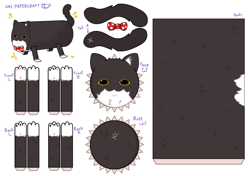 :3, absurdres, animal_focus, blonde_hair, bow, cat_tail, commentary, cylinder