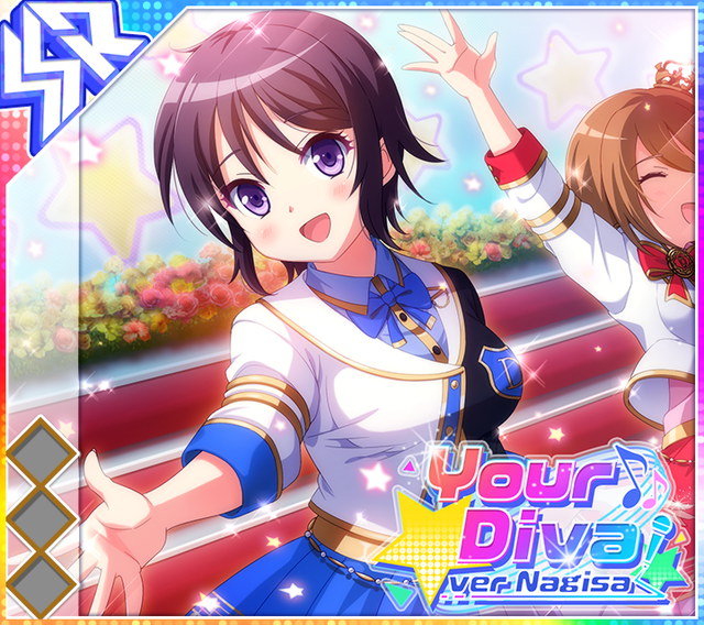 2girls, :d, album_cover, amane_ai, arm_up, black_jacket, blue_bow, blue_bowtie