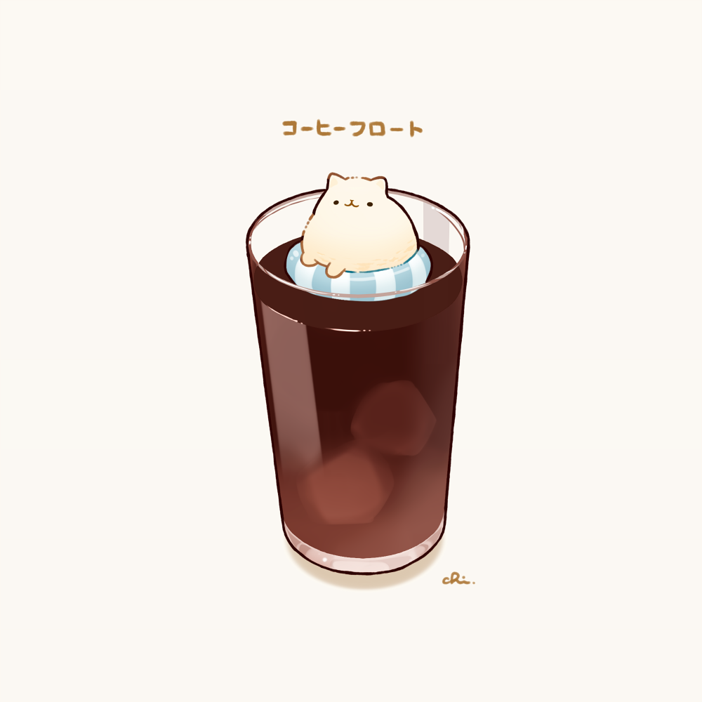cat, chai_(drawingchisanne), coffee, commentary_request, cup, drinking_glass, food, food_focus
