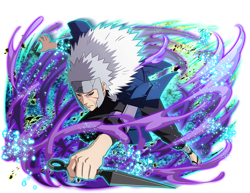 1boy, armor, black_sclera, colored_sclera, grey_hair, happuri_(forehead_armor), holding, holding_kunai