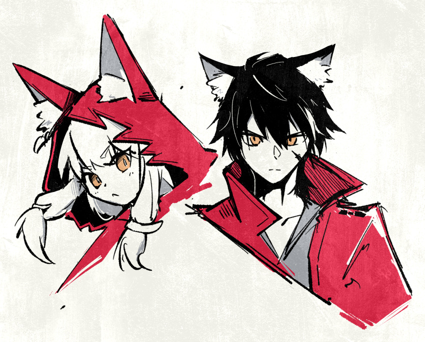 1boy, 1girl, absurdres, animal_ear_fluff, animal_ears, arknights, arknights:_endfield, brother_and_sister